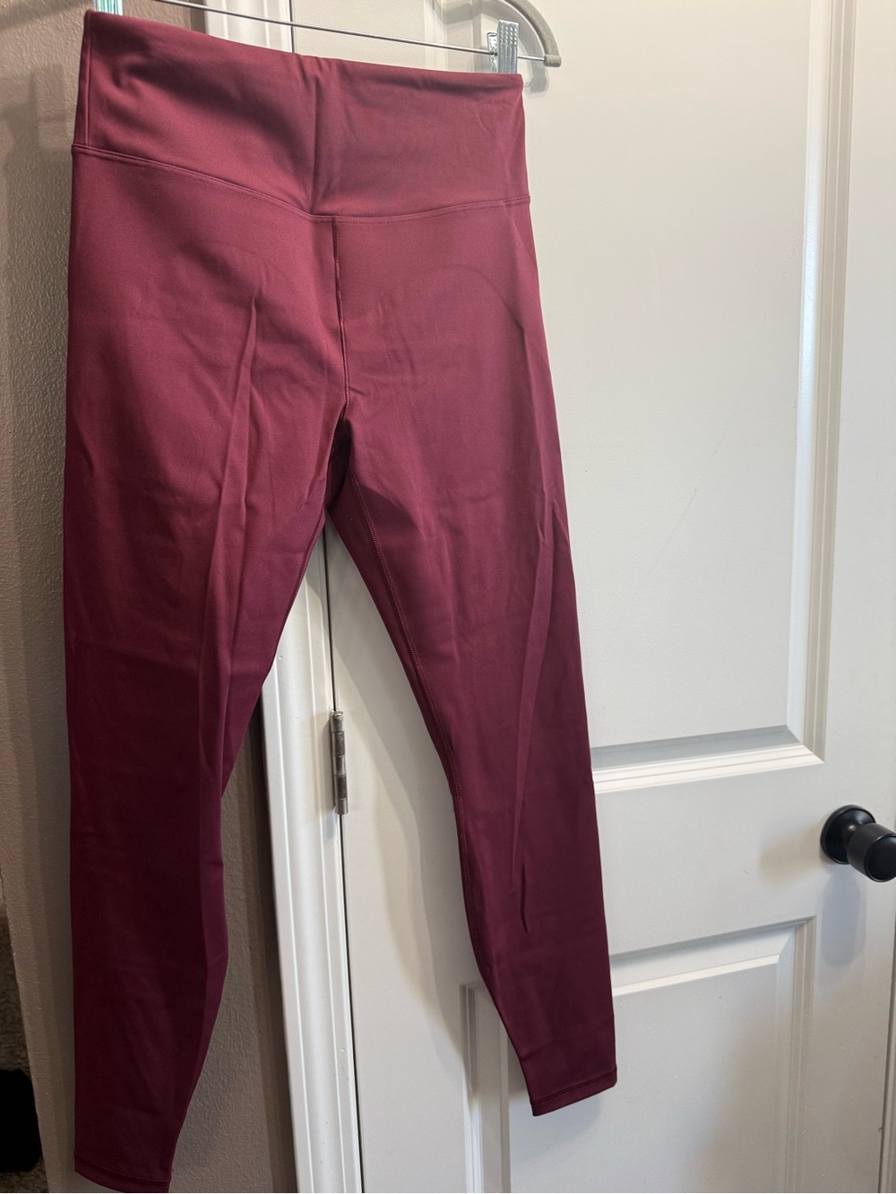 Savage X Fenty Maroon High-Rise Leggings